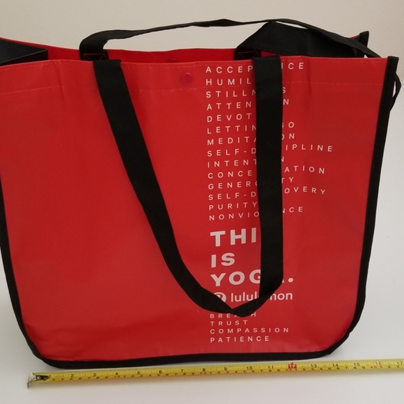 10 Lululemon Medium Shopping Bag - Picture 2 of 3